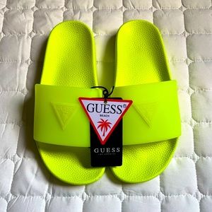 GUESS? Highlighter Beach Slides✨